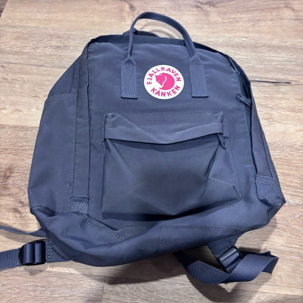 Fjallraven Kanken Classic Backpack Gray Vinylon F 23510 School Travel Bag